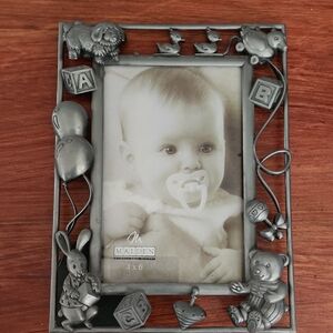 Malden Silver Baby-Themed Photo Frame